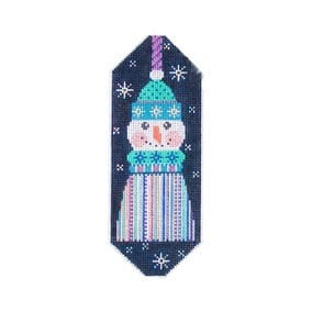 Christmas Ornament C826 Snowman Tassel 2.5 X 7 18 Mesh Shelly Tribbey Designs