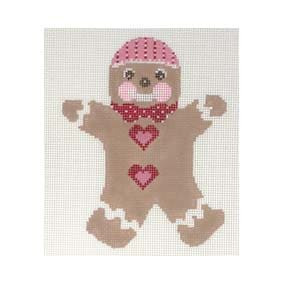 Cookie Cutter Ornament CC01 Sweet Gingerbread Boy 4X5 18 Mesh Shelly Tribbey Designs