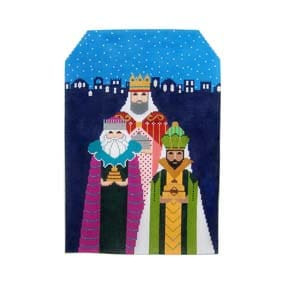 Nativity Creche Figures & Scenes CR82 Three Wise Men Silhouette Stand-Up 7.5X11.25 18 Mesh Shelly Tribbey Designs
