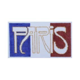 Floral FL104 Paris Sign Shelly Tribbey Designs 6.75X4 18 Mesh