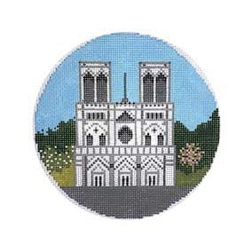 Famous Landmarks ST-LAND 04 Notre Dame 5"RD 18 Mesh Shelly Tribbey Designs