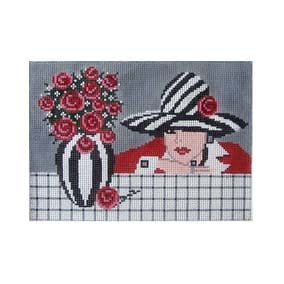 Small Rectangle PP16B My Favorite Roses 18 MESH Shelly Tribbey Designs 9.75 X 5.75