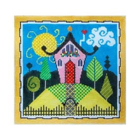Whimsy House WH01 Whimsy Country House 7.5" SQ 18 Mesh Shelly Tribbey Designs