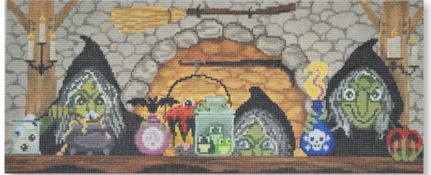 SA-PL 50 Toil and Trouble 7 x 17.25 Starke Art Designs