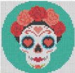 SA-XO 105 Señora Rose (18 mesh) 3 1/8" Dia Starke Art Designs