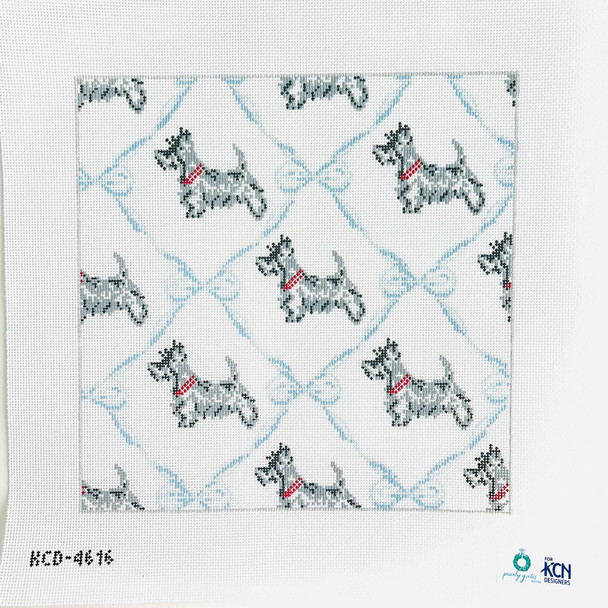 Pearly Gates Scottie Dog 12" Square 13 Mesh
