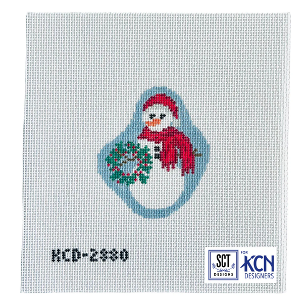 Holiday Snowman  1/2" X 4" 13 Mesh SCT Designs (KCN) KCD2880