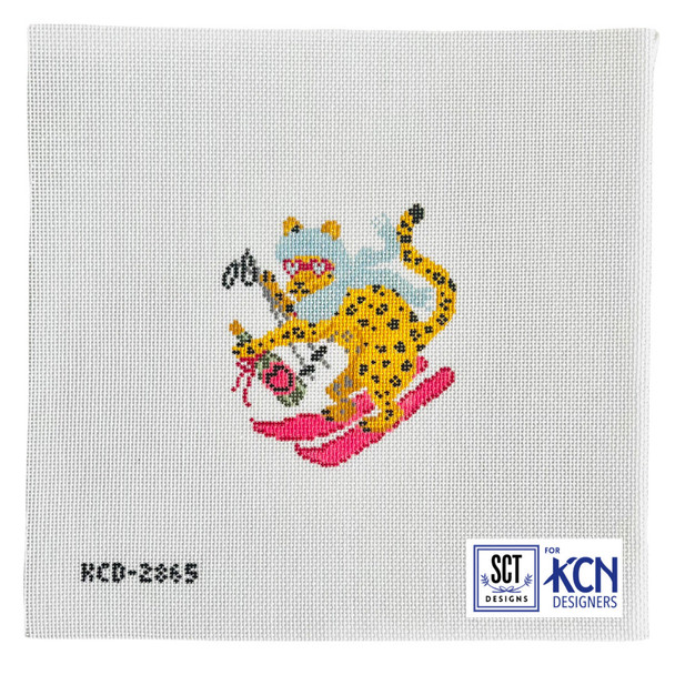 La Dolce Vita - Alpine Leopard 3 1/2" X 4" 18 Mesh SCT Designs (KCN) KCD2865