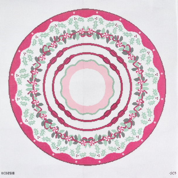 Mini/Tabletop Tree Skirt Printed Canvas 24" x 24" 18 Mesh SCT Designs (KCN) KCD2518