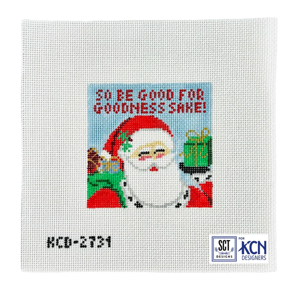 So Be Good for Goodness Sake 4 1/2" Square 13  Mesh SCT Designs (KCN) KCD2731