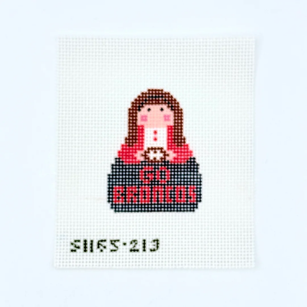 Broncos Angel 2 1/4" X 3" 13 Mesh STITCH-ITs SI165213