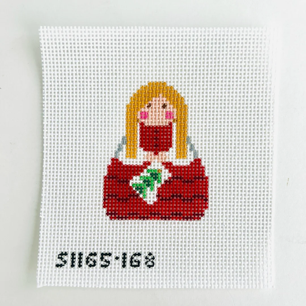 Bauble Stocking Angel 2 1/4" X 3" 13 Mesh STITCH-ITs SI165168