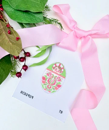 Jesus Printed Canvas  1/2" x 3 3/4” 18 Mesh Taylor Beach