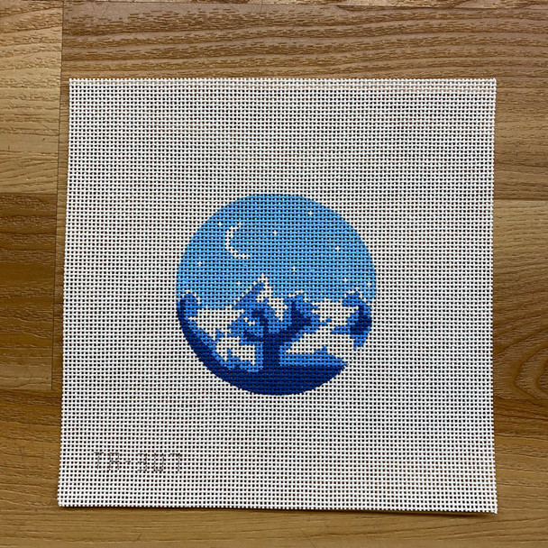 Blue Dream Canvas 4" Round 13 Mesh Thorn Alexander (KCN) TA307