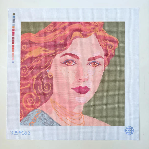 Circe Printed Canvas 15” Square 13 Mesh Thorn Alexander (KCN)