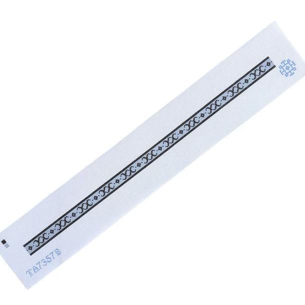 Goddess - Black Printed Canvas 24 1/4” x 1” 13 Mesh Thorn Alexander (KCN)