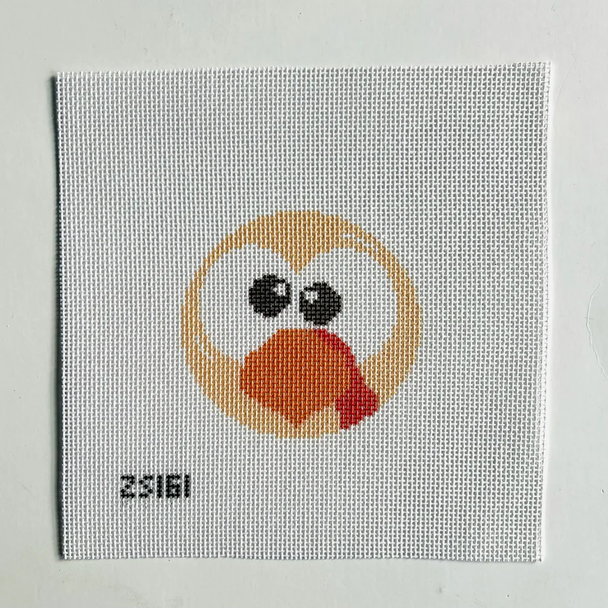 Turkey Face Round TEXT 13 Mesh Ziggy Stitches ZS153