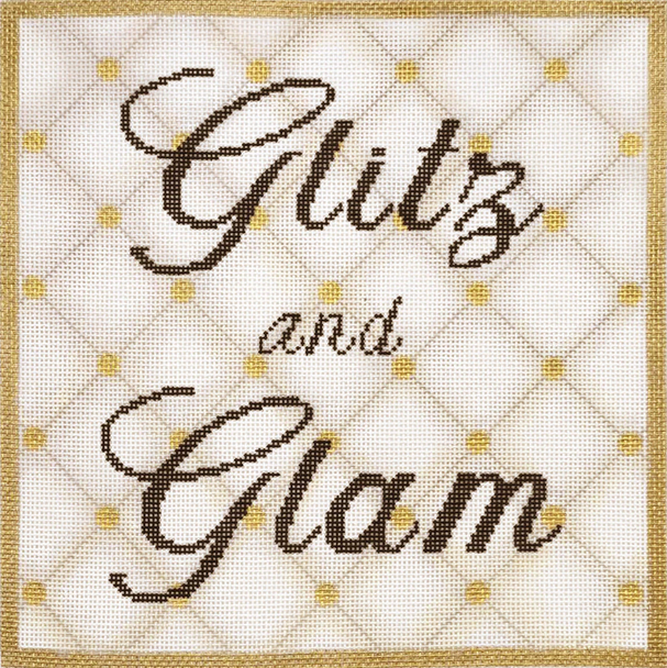 Sayngs and Quotes 121b Glitz and Glam 8 x 8"  18 Mesh Lani Enterprises