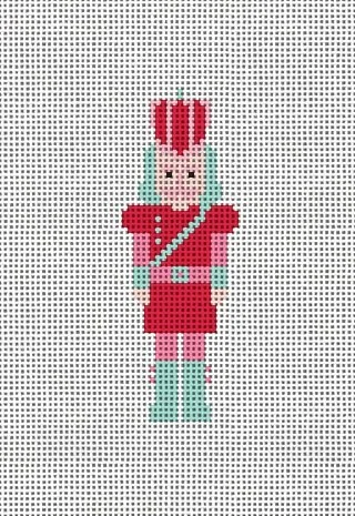 MCD40 Pink and Green Nutcracker 2 x 5  13 Mesh Mary Cam Designs