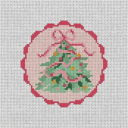 MCD45 Christmas Tree Round 4.5" 13 Mesh Mary Cam Designs