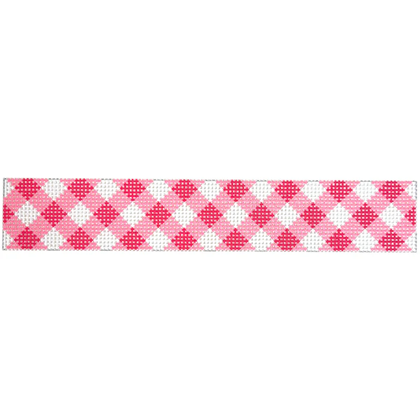 NTG TS815P - Pink Gingham Key Fob 8.25" x 1.5" 13 Mesh Two Sisters Designs