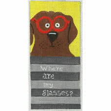 400 series:  439B Brown Dog Eyeglasses Case 3 x 7 18 Mesh Tango & Chocolate Tatutina/Georgia Florena Shaban