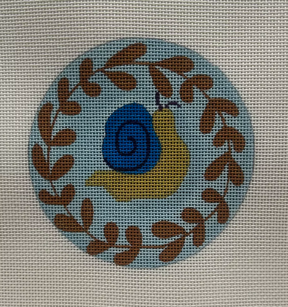 ME187 Garden Snail  4" Round 18 Mesh Madeleine Elizabeth