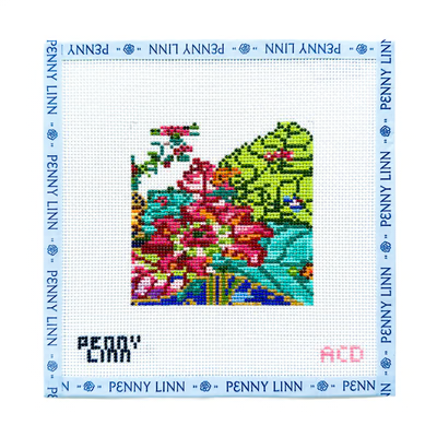 TOBACCO LEAF SQUARE  4" x 4 13 Mesh AC Designs