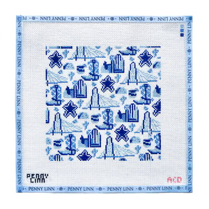 DALLAS TOILE 8" x 8" 13 Mesh AC Designs