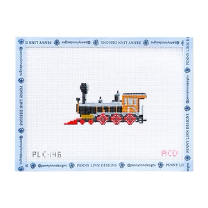 YELLOW LOCOMOTIVE 1.89" x 3.72" 18 Mesh AC Designs