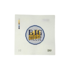 BIG CHEESE 3" x 3" 18 Mesh BATESWOOD NEEDLEPOINT