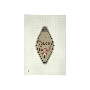 COLONY 5" x 2.4" 13 Mesh BATESWOOD NEEDLEPOINT