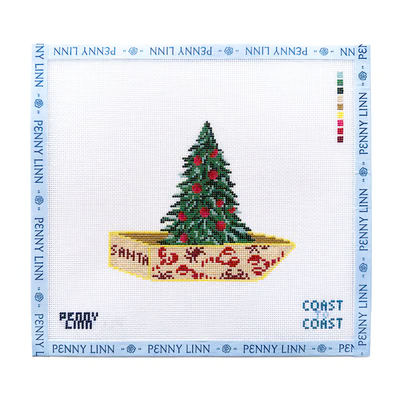 CHRISTMAS BOAT 5.5" x 4.5" 18 Mesh COAST TO COAST