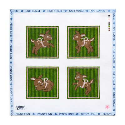 BAMBI COASTERS  9" x 9" 18 ELISA MAY