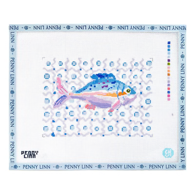 PURPLE DIP 5" x 7" 18 Mesh EVELYN HENSON