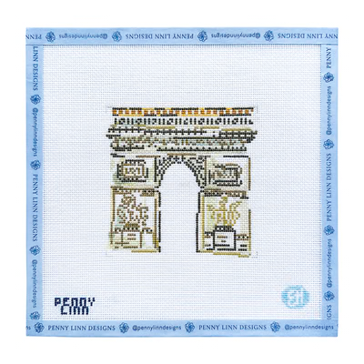ARC DE TRIOMPHE 4" x 3.9" 18 Mesh EVELYN HENSON