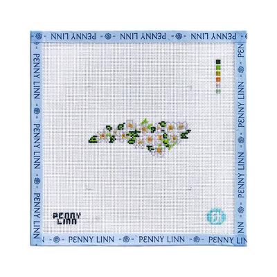 STATE FLOWERS - NORTH CAROLINA 4" x 4 18 Mesh EVELYN HENSON