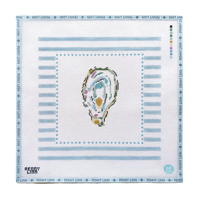 OYSTER STRIPES 12" x 12" 13 Mesh EVELYN HENSON