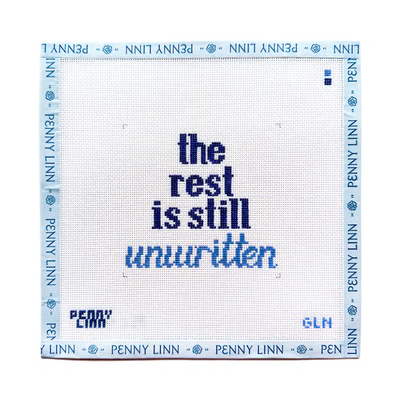 UNWRITTEN ADVENT 4" x 4" 18 Mesh GRANDIN LANE NEEDLEPOINT