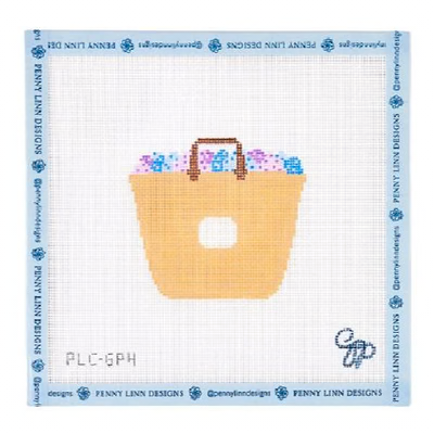 NANTUCKET TOTE 3.625 x 3.5 18 Mesh GRANT POINT DESIGNS