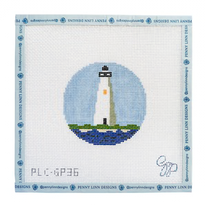 EDGARTOWN LIGHT HOUSE ROUND 4" x 4" 13 Mesh GRANT POINT DESIGNS