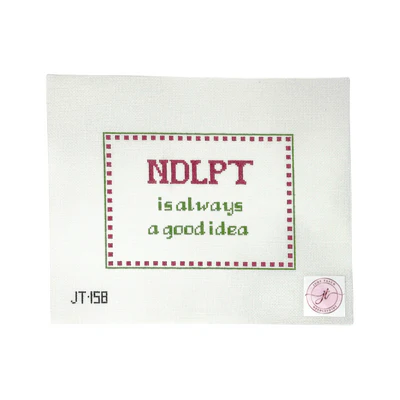 JT158 NDLPT/GOOD IDEA 5" x 7" 18 Mesh JUDY TASCH NEEDLEPOINT