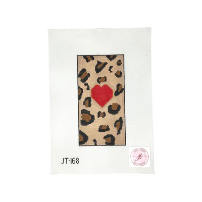 JT168 LEOPARD SUNNIES 6.75" x 3.5" 18 Mesh JUDY TASCH NEEDLEPOINT