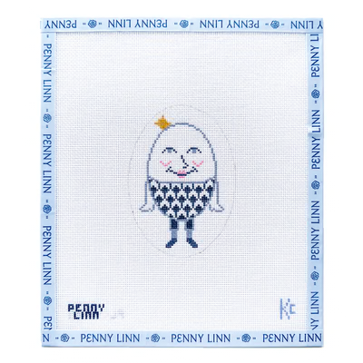 HUMPTY DUMPTY 3" x 4.5" 18 Mesh KYRA COTTER DESIGN