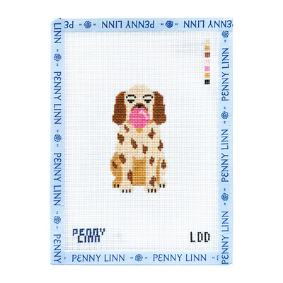 BUBBLEGUM STAFFY BROWN 3.6" x 1.8" 18 Mesh LAZY DOODLE DESIGNS