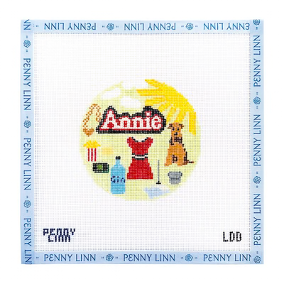 ANNIE 4" x 4" 18 Mesh LAZY DOODLE DESIGNS