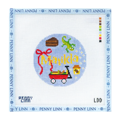 MATILDA ROUND 4" x 4" 18 Mesh LAZY DOODLE DESIGNS