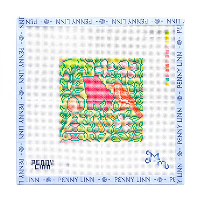 GEORGIA - PEACHY STATE OF MIND 4" x 4" 18 Mesh MARIE & MAXWELL