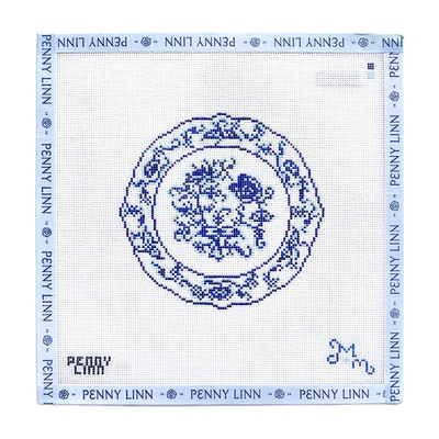 THE DINNER PLATE 5" x 5" 18 Mesh MARIE & MAXWELL