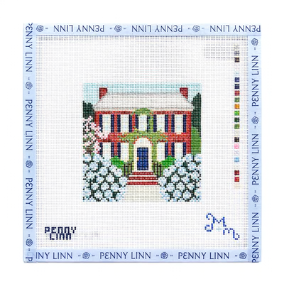 GARDEN DISTRICT COLONIAL REVIVAL 4" x 4" 18 Mesh MARIE & MAXWELL